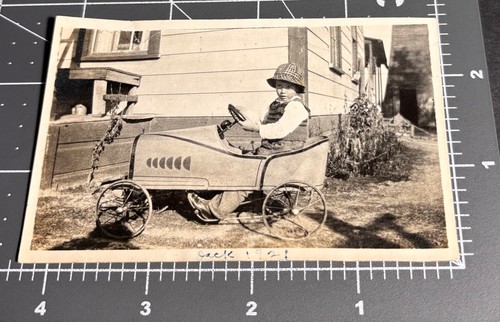 1920s boy pedal car - car, toy