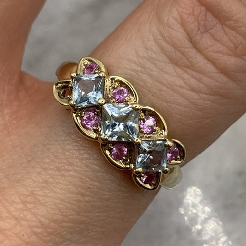 Gold topaz ring - gold,