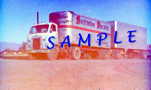 8x10 color semi - color, semi-truck