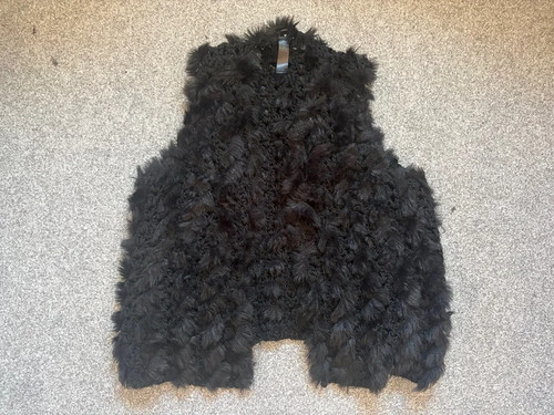Accessorize black faux fur