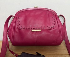 Fuchsia Pink 100% Leather Bag
