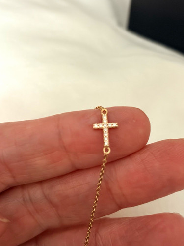 9ct yellow gold sideway - yellow,