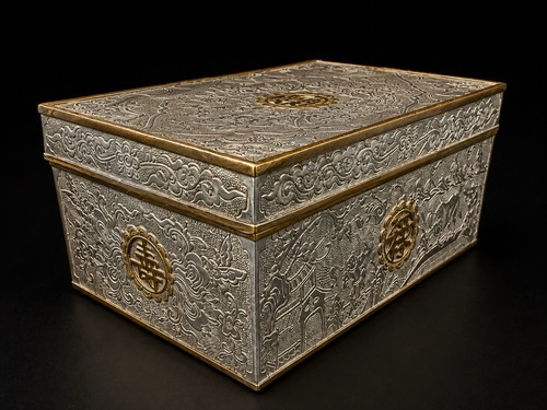 Antique chinese paktong gilt - antique,