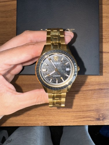 Versace gold dome 42mm - versace,