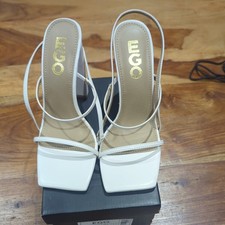 EGO  Nude Square Toed  Strappy