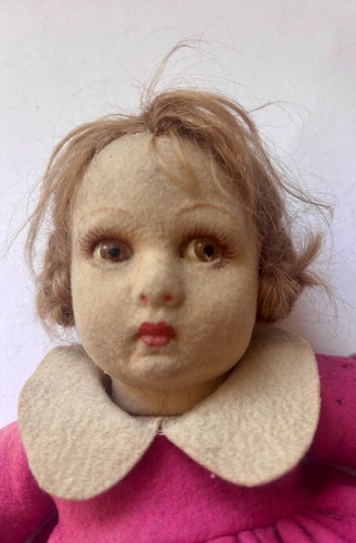 Lenci antique felt doll - lenci,