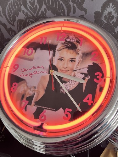 Vintage audrey hepburn neon - audrey,