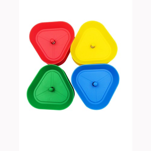 Set plastic triangle - 4,
