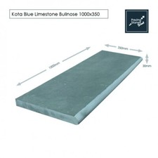 KOTA BLUE limestone BullNose Steps 1000x350x30mm Indian Paving