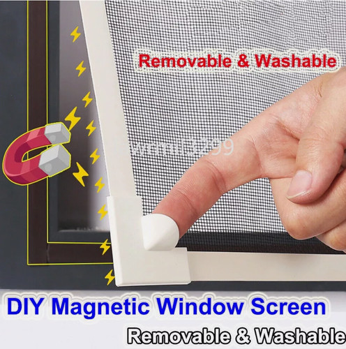 Magnetic window insect screen - magnetic,