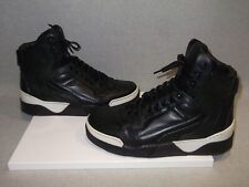 Givenchy Mens Leather Trainers Sneakers High Top Black - Size UK 7 / EU 41