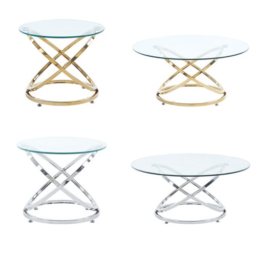 Round side end - side, table