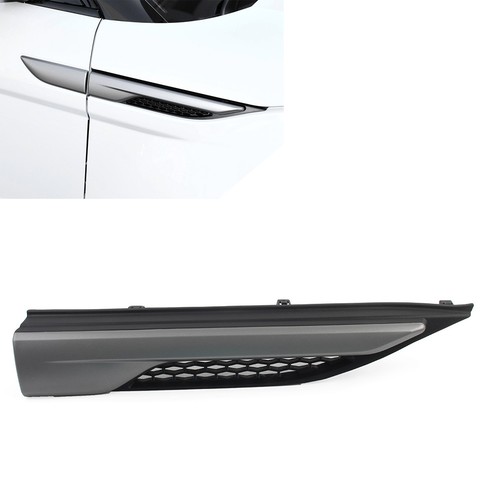 Gray front fender side grill - fender,