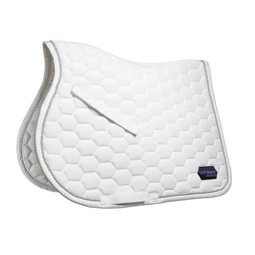 Whitaker white saddle pad - whitaker,