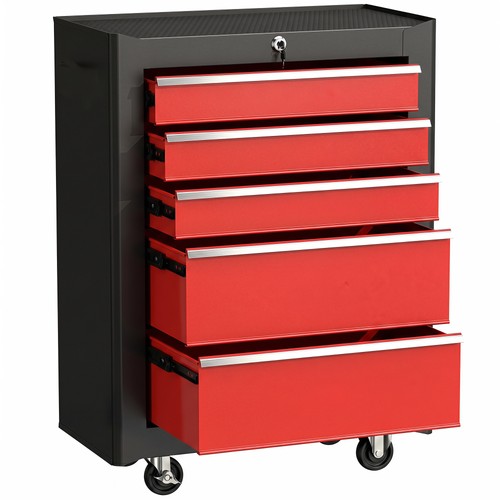 Homcom drawer lockable steel - homcom,