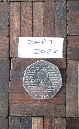 Sherlock holmes 2019 50p - holmes,