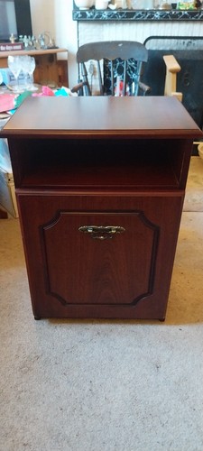 Mahogany bedside cabinet small - bedside,