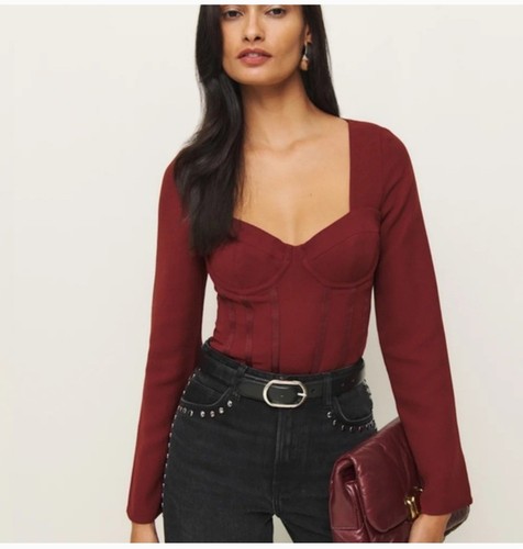 Reformation amina corset top - reformation,