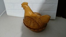 Vintage Ceramic Chicken Egg