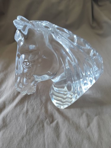 Waterford crystal horse head - crystal, head.