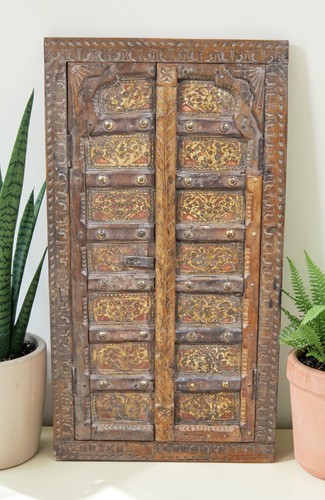 Antique wooden large window - antique,