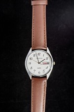 Precista Day/Date Men's Quartz Watch  --  Working, Ø34mm Case