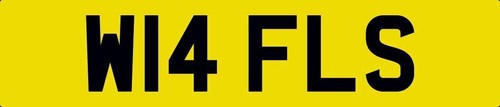 Waffle waffles number plate - waffle,