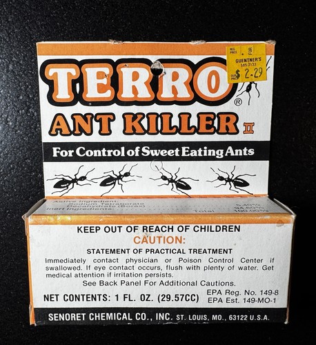 Vintage terro ant killer - vintage, ii