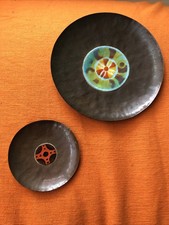 Vintage 2 X Enamel on Copper