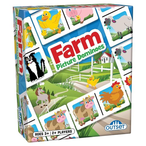 Outset farm picture dominoes - picture,