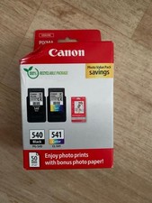 Genuine Canon PG540 Black CL541 Color Ink Cartridges
