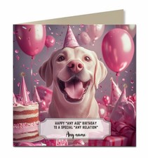 Personalised Birthday Card For