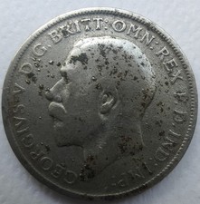 King George V 1920 Florin Two
