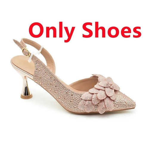 Crystal high heel - shoes, with