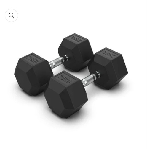 20kg hex dumbbell pair - hex,