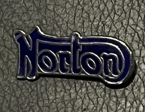 Motorcycle pin badge - pin, norton