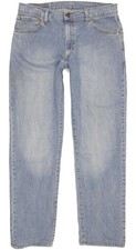Levi's 521 Men Blue Straight Regular Stretch Jeans W36 L32 (104321)