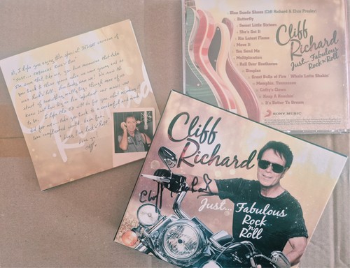Cliff richard signed - cliff, cd