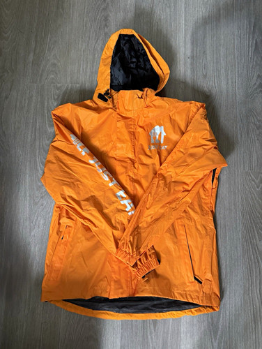 Just eat orange hooded jacket - eat,
