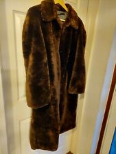 Vintage Fur Coat -  possibly Beaver Lamb? - 1940s - approx size 14
