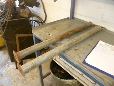 Pair of support legs / prop stands.. 50cm diameter tube, 85cm long....£30+VAT