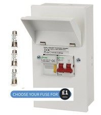 Metal Clad Fused Isolator Sub Main Switch Fuse Unit Single Phase 63A 80A or 100A