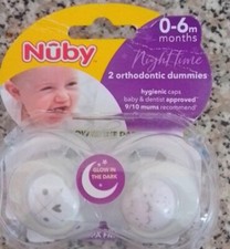 Nuby Night Time Dummies 0-6m