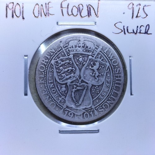 1901 one florin two - -,