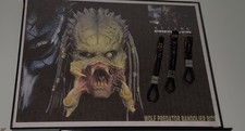 Extremely Rare! Wolf Predator Alien Vs Predator Requiem Bandolier bits w/ frame