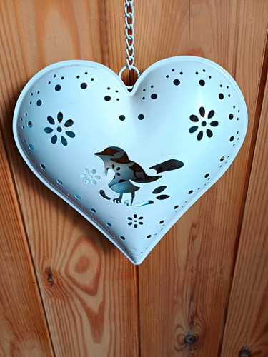 Hanging metal tea light - metal,