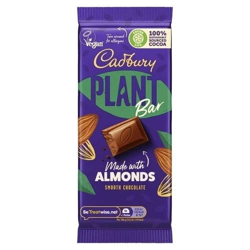 Cadbury plant with almonds