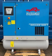 Worthington RLR1500T Receiver Mounted Rotary Screw Compressor + Dryer! 60Cfm!