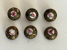 7X Set Antique French Brass &