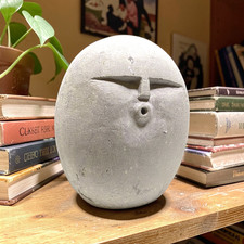 Hand Carved Stone OOF Face